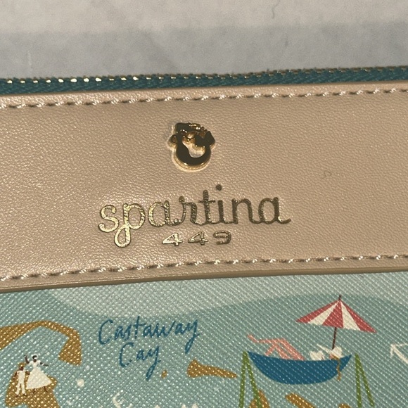 Spartina 449 Greetings From The Caribbean Sea Crossbody Bag NWOT - Picture 3 of 16